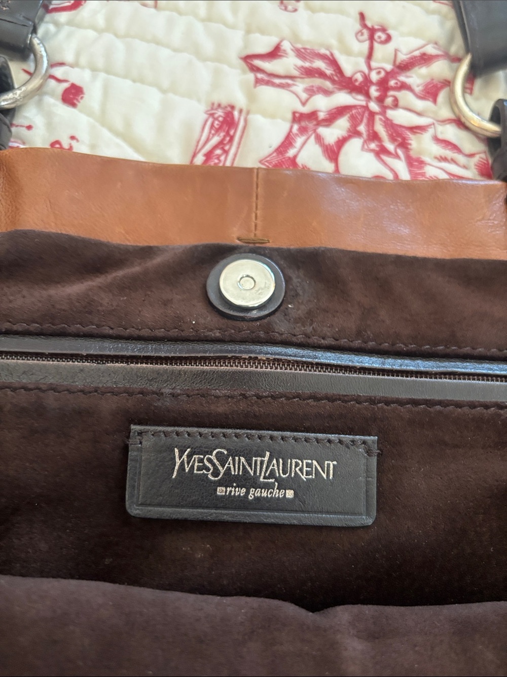 Authentic Vintage YSL Rive Gauche Tote - Picture 2 of 16